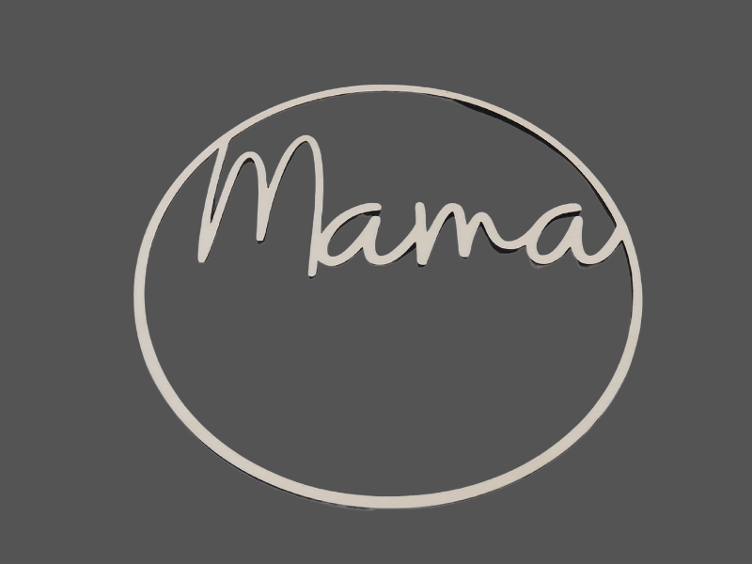 Holzkranz Mama