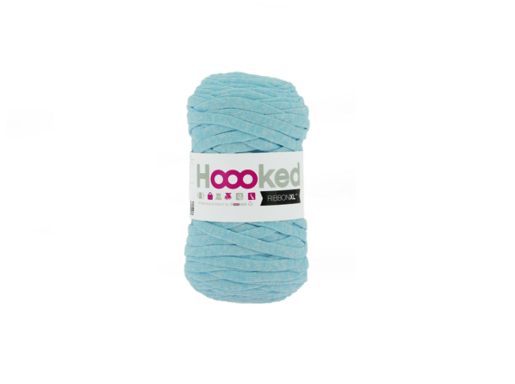 Hoooked Ribbon XL, Rainbow Rave, Blazing blue