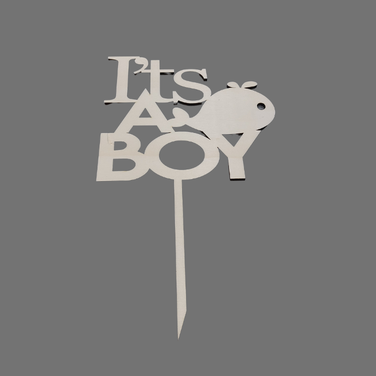 I`ts a Boy Cake - Topper / Blumenstrauss oder Kuchen