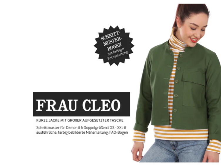 Jacke FRAU CLEO Papierschnitt Studio Schnittreif