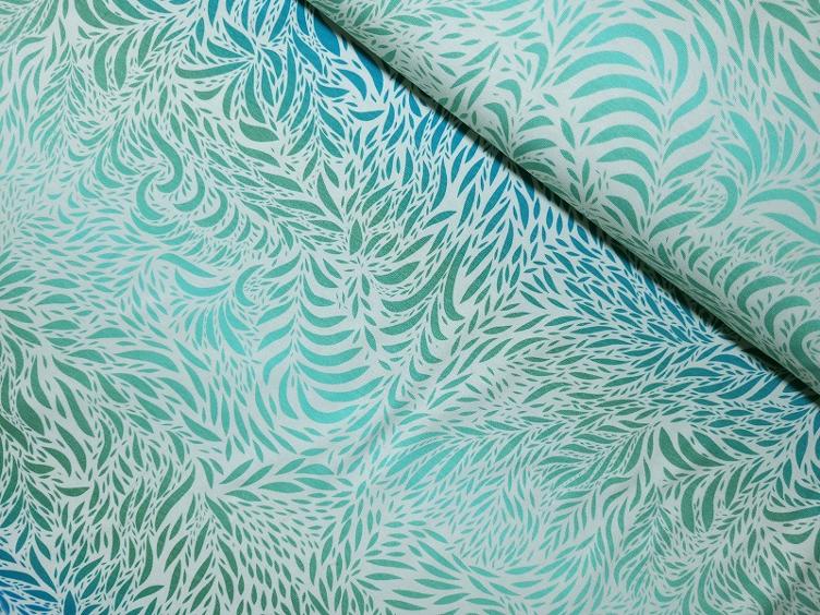Jersey Breeze Mint-Petrol Swafing 100 x 160 cm