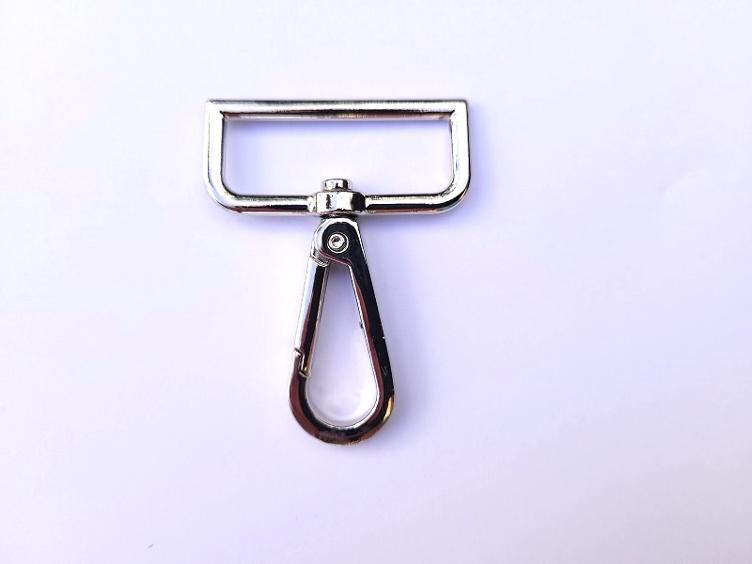 Karabiner silber 38mm