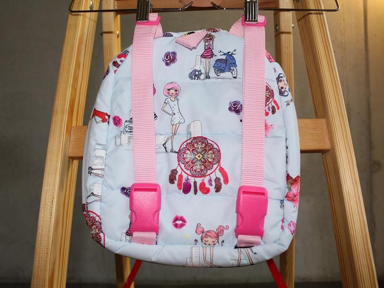 Kinderrucksack aus Wasserfestem Stepper Mädchen, rosa - 0