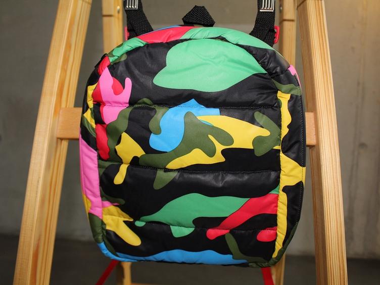 Kinderrucksack aus wassserfestem Stepper Mädchen, Camouflage