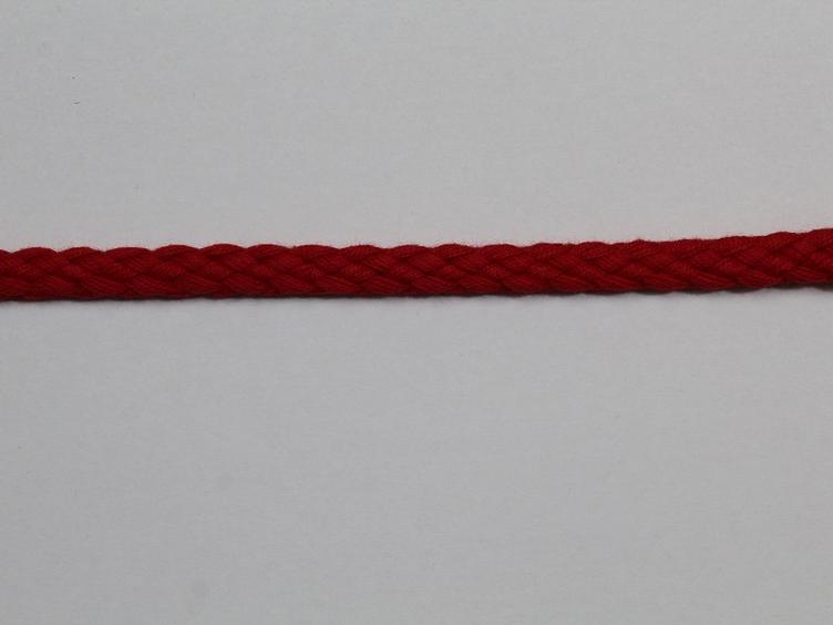 Kordel Baumwolle rot 10 mm