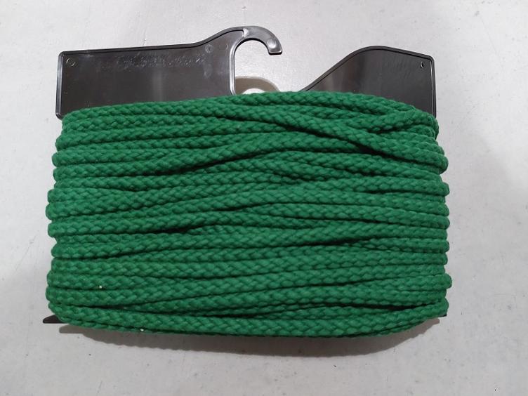 Kordel dunkelgrün Baumwolle 10 mm