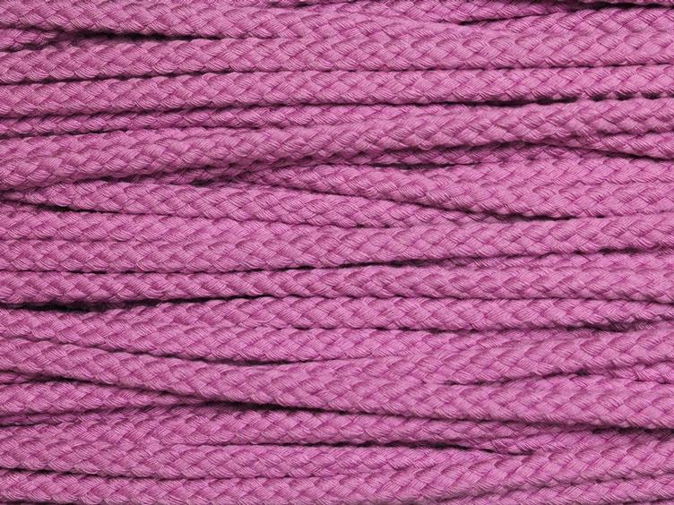 Kordel Satin ; 6 mm; 2 meter altrosa
