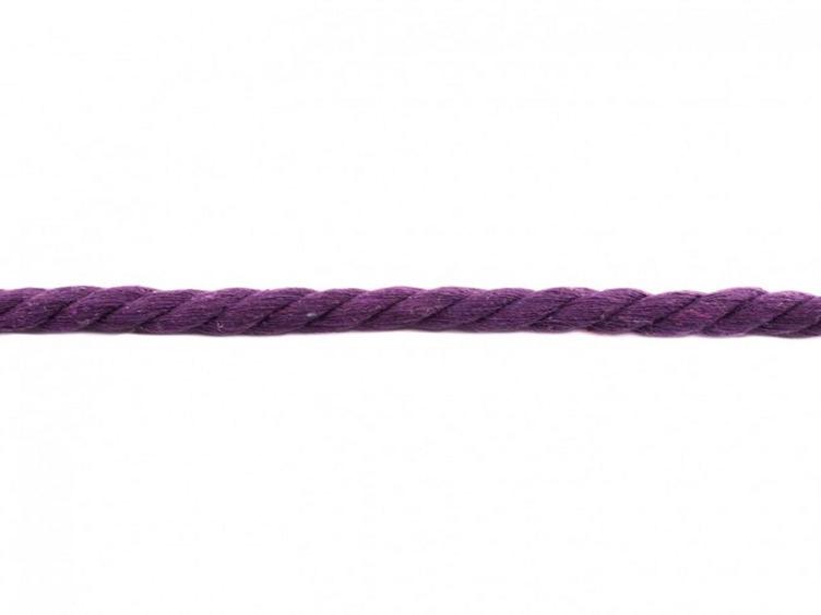 Kordel gedreht violett 20 mm