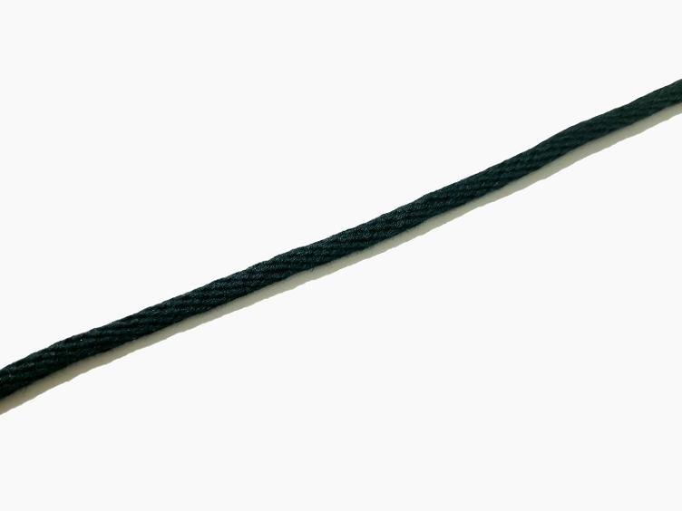 Kordel schwarz gedreht 6mm