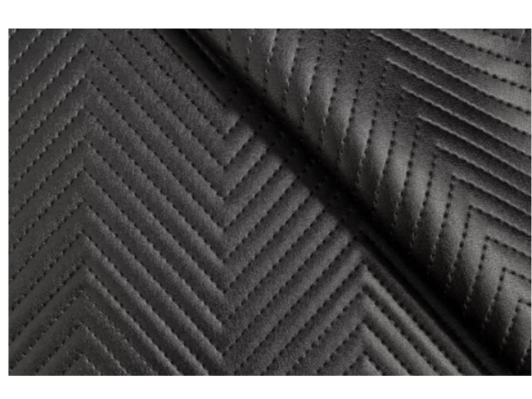 Kunstleder CAPITON schwarz