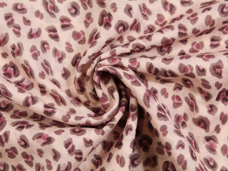 Leo Muster Rosa Baumwolle Baumwolle Motive Stoffe Stoffherz