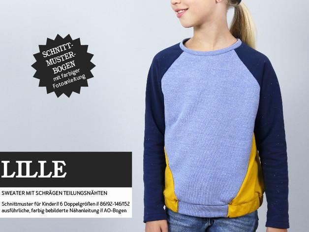 LILLE - Raglansweater 86/152