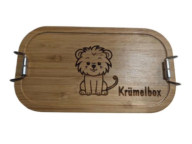 Lunchbox Krümmelbox mit Löwe