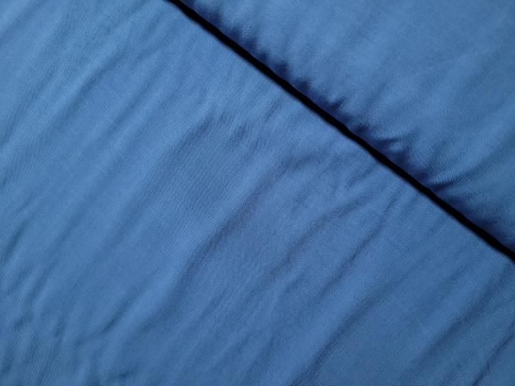 Lyocell Leine uni jeansblau 60cm x 145cm