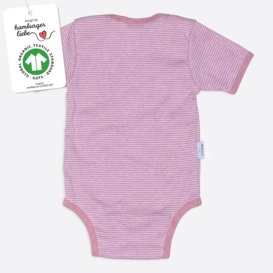 Mitwachsbody rosa Ringel, diverse Grössen - 0
