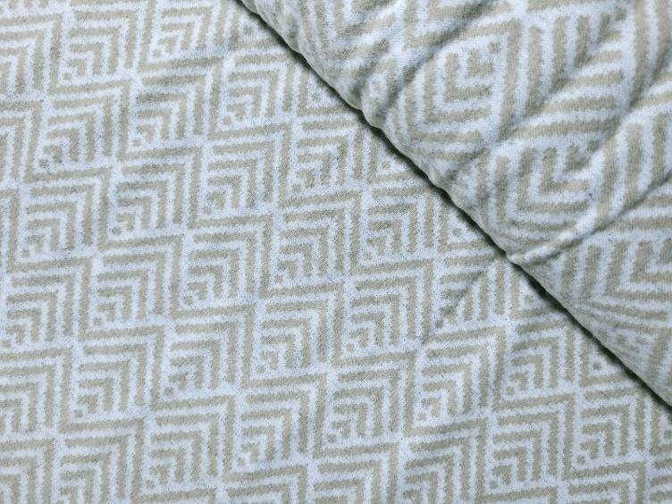 Muster Chevron hellbraun Jacquard 40 X 155 cm