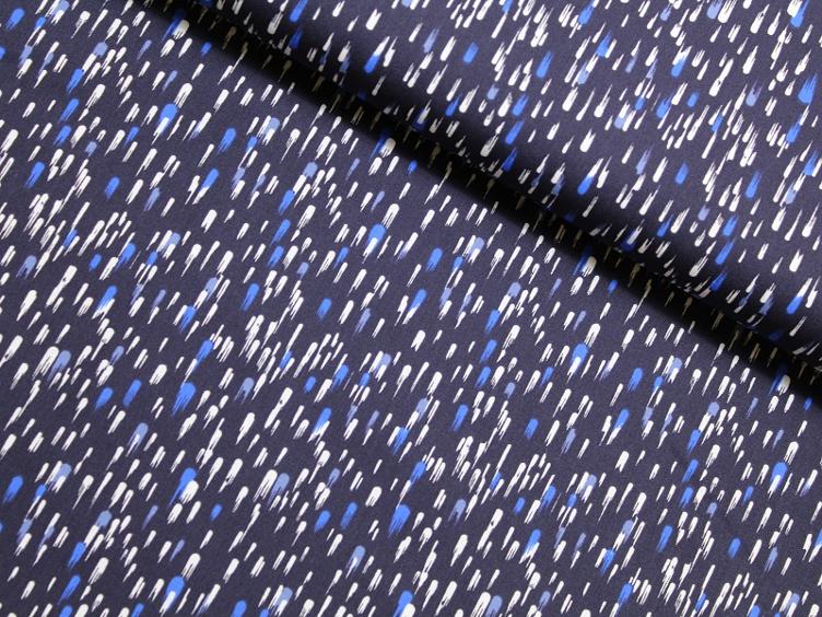 Muster dunkelblau Baumwolle 100 cm