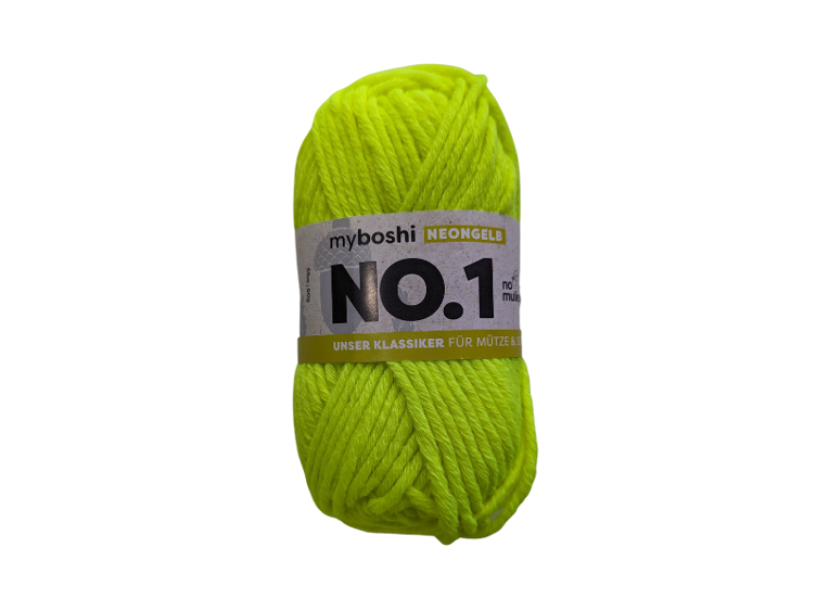 myBoshi Wolle Nr. 1 neongelb