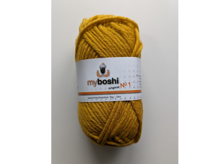 myBoshi Wolle Nr. 1 senf