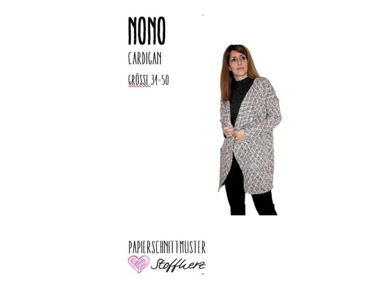 Nono-Cardigan Papierschnittmuster by Stoffherz Grösse 34-50