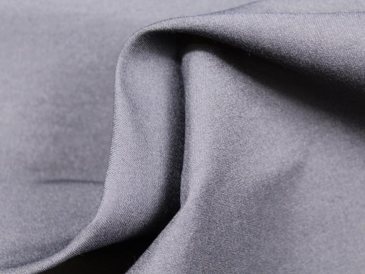 Nylon Bengalin Hosensstoff dunkelgrau 40 x 150 cm - 0