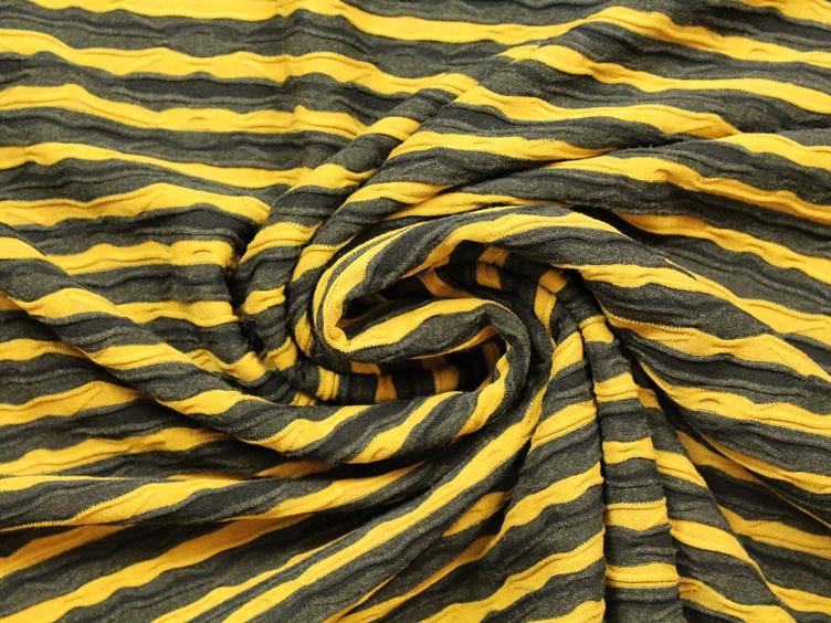 Ocker/schwarz Stripe Knitted - 0