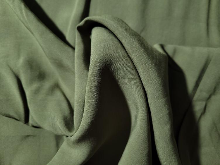 Olive uni Viscose 40cm x 143cm - 1