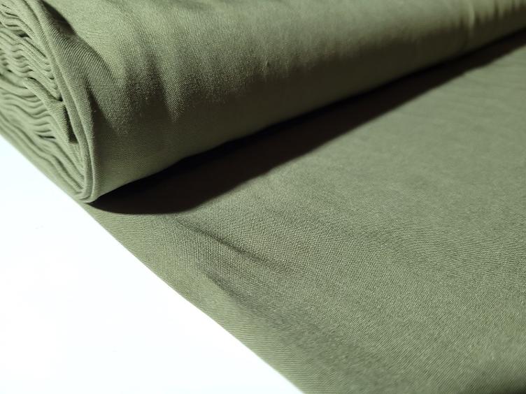 Olive uni Viscose 40cm x 143cm - 0