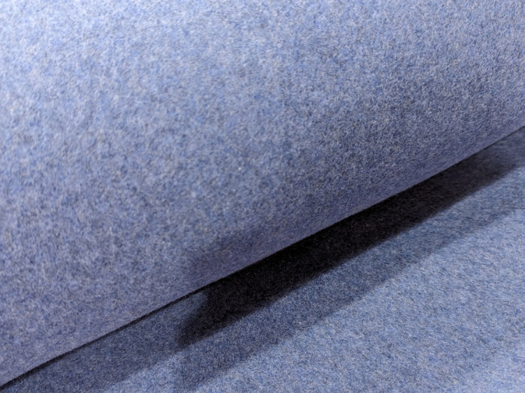 Organic Cotton Fleece blue melange