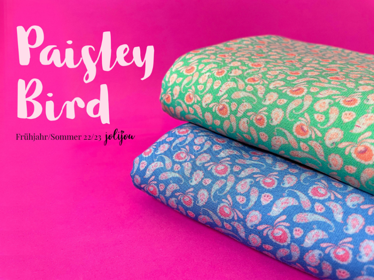 Paisley Bird by Jolijou Swafing blau