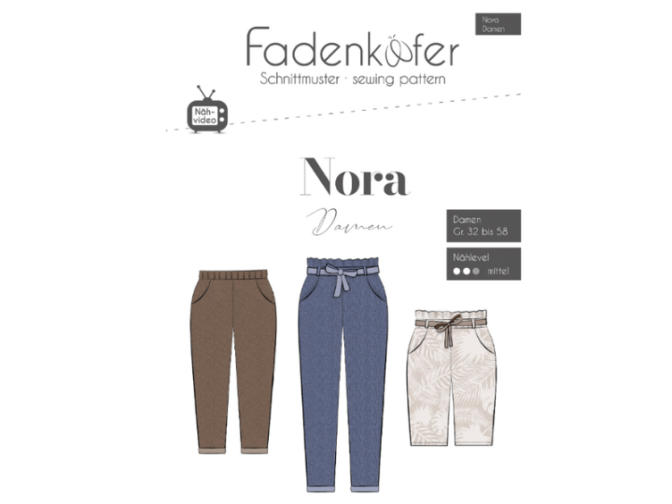 Papierschnittmuster Fadenkäfer Nora Damen 32-58