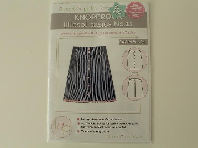 Papierschnittmuster lillesol basics No. 11 Knopfrock