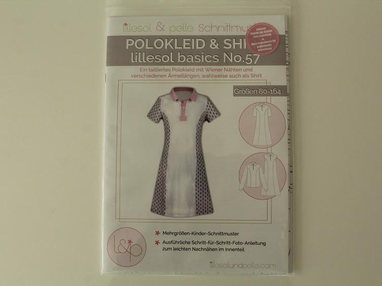 Papierschnittmuster lillesol basics No. 57 Polokleid & -shirt Gr.80-164