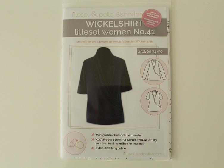 Papierschnittmuster lillesol women No. 41 Wickelshirt
