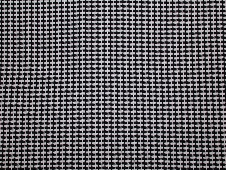 Pattern Love `Knitty Brick` Schwarz/Weiß-Albstoffe