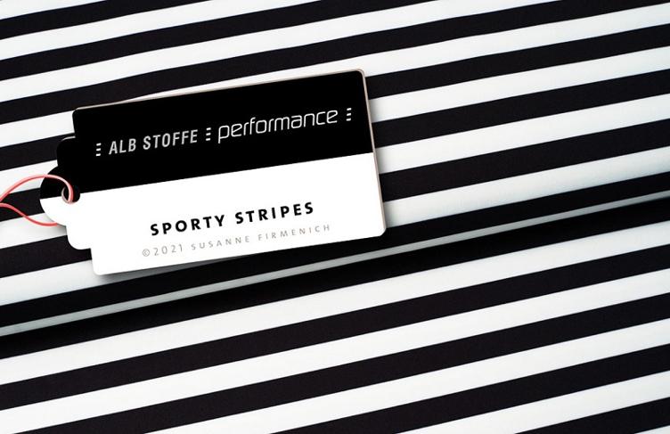 Performance Activewear Jersey - Sporty Stripes Hamburger Liebe