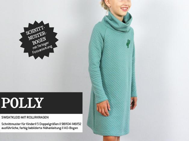 Polly Sweatkleid mit Rollkragen 98-152
