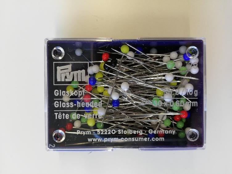 Prym Glaskopfstecknadeln, bunt