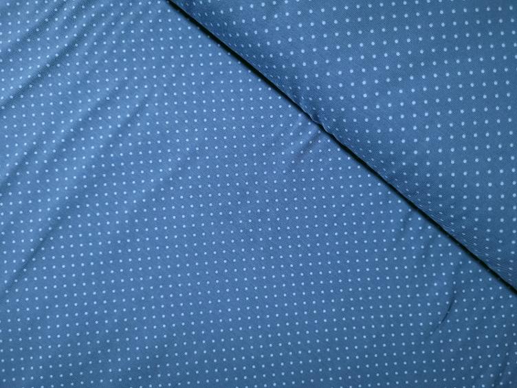 Punkte jeansblau Jersey