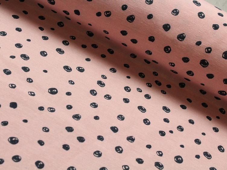 Punkte rosa Canvas