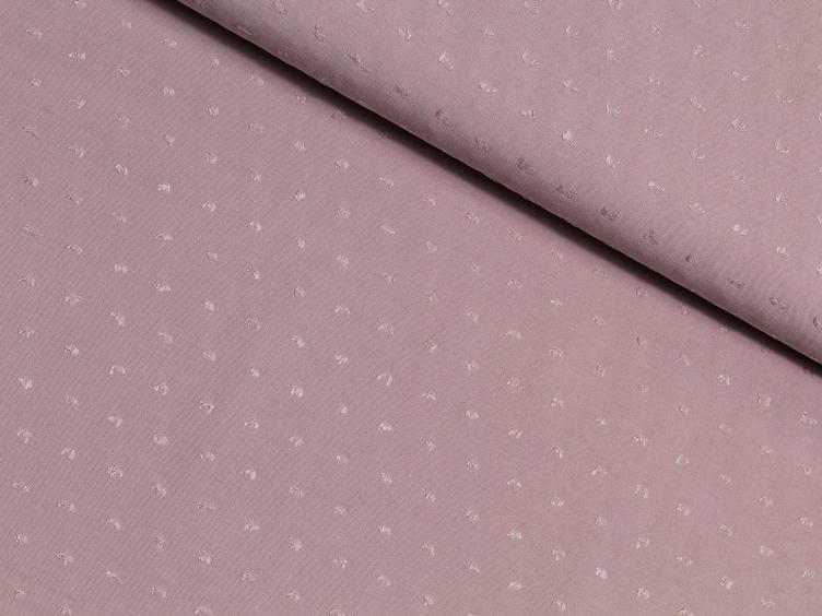 Punkte rosa Viscose uni