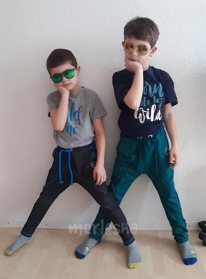 Quarantaseiesima Pantaloni Luana Bambini Papierschnittmuster by Stoffherz 80-170 - 62