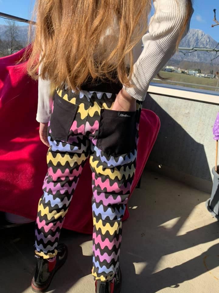 Quarantaseiesima Pantaloni Luana Bambini Papierschnittmuster by Stoffherz 80-170 - 76