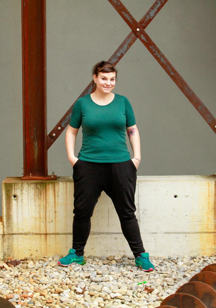 Quarantaseiesima Pantaloni Luana Papierschnittmuster by Stoffherz XS-XL - 11