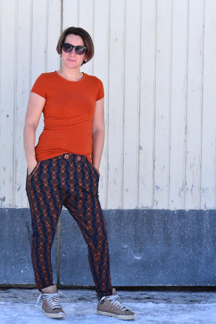 Quarantaseiesima Pantaloni Luana Papierschnittmuster by Stoffherz XS-XL - 0