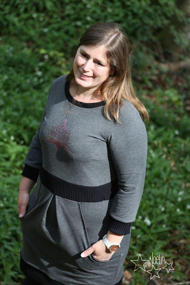 Quarantunesima Kleid Dora Papierschnittmuster by Stoffherz Gröss XS-XL - 22