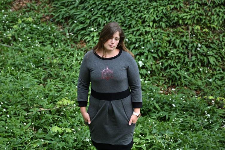 Quarantunesima Kleid Dora Papierschnittmuster by Stoffherz Gröss XS-XL - 11