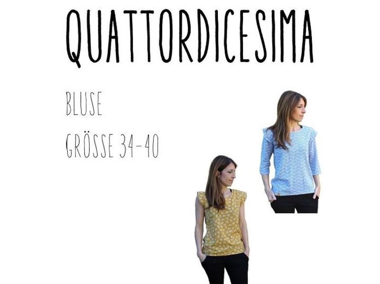 Quattordicesima Bluse Ebook by Stoffherz Grösse 34-40