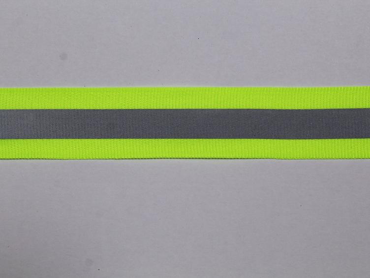 Reflex-Band neon yellow 25 mm