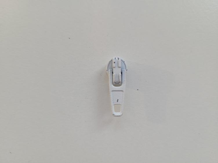Reissverschluss-Zipper weiss flex 6